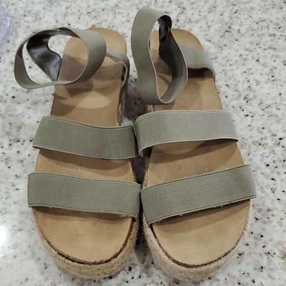Esprit Espadrilles Platform Sandals Size 7.5 - Picture 7 of 7